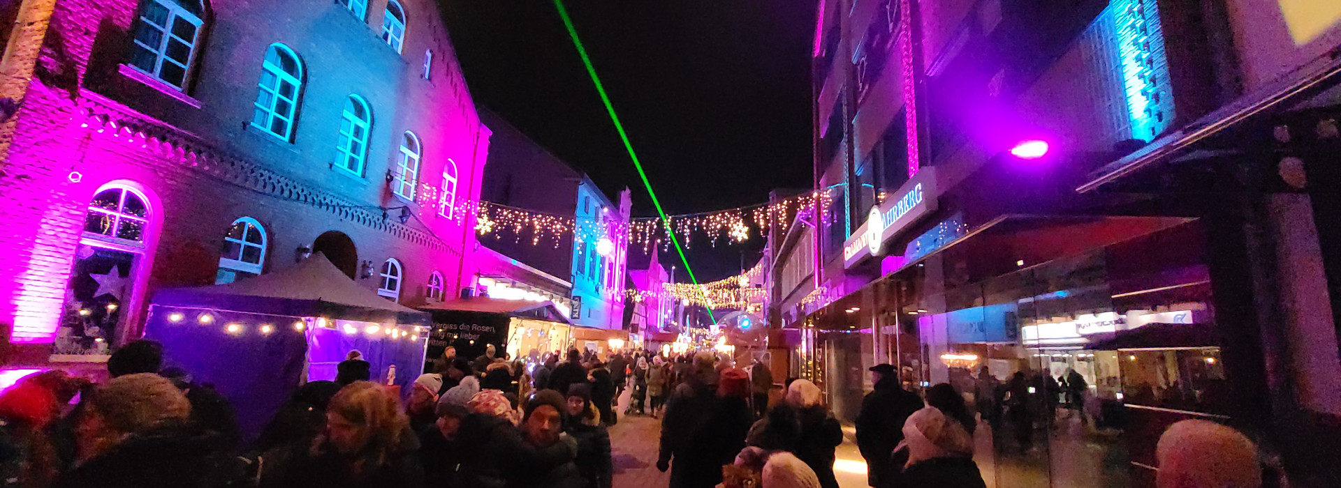 Eisskulptur beim Lichterfestival 2023