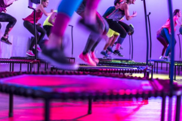 Trampoline für Jumping Fitness beim TSV Poggenhagen